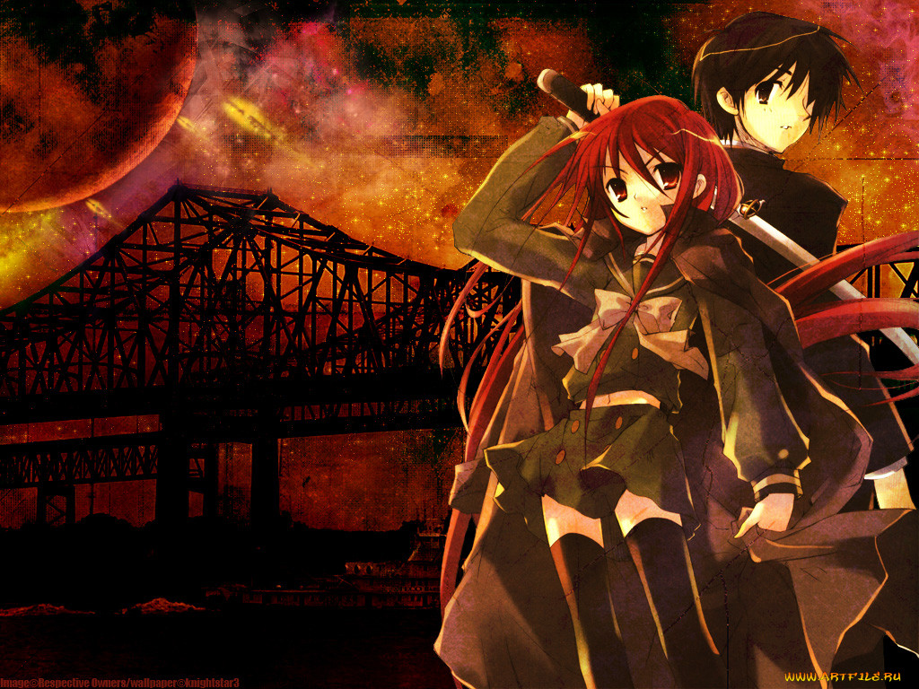 Обои Аниме Shakugan no Shana, обои для рабочего стола, фотографии аниме,  shakugan, no, shana Обои для рабочего стола, скачать обои картинки заставки  на рабочий стол.